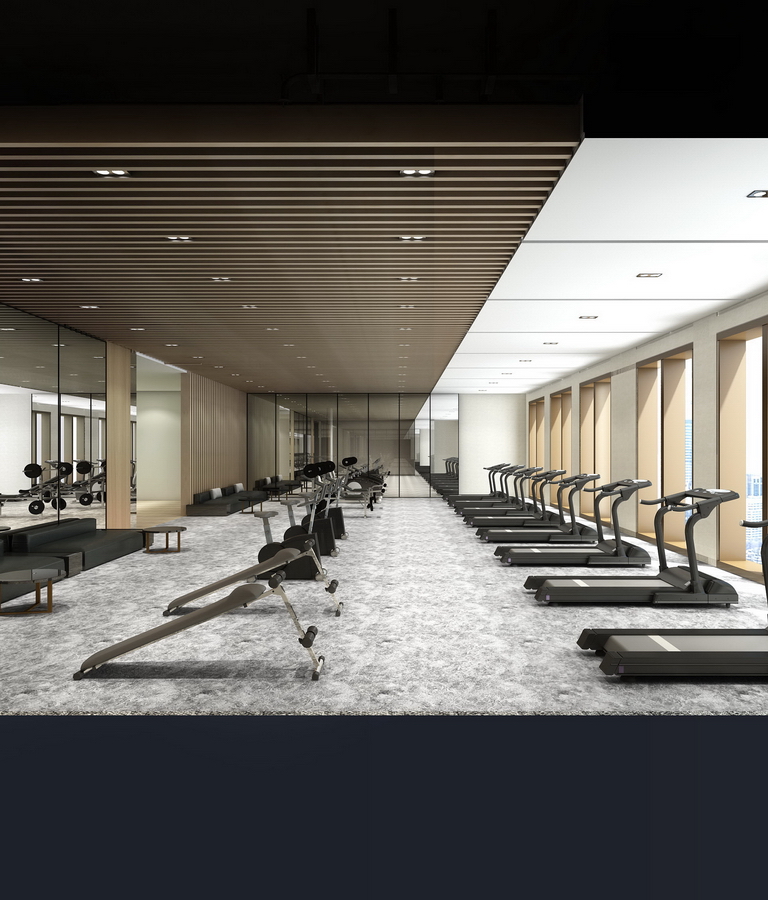 財(cái)通證券寫(xiě)字樓裝修-健身房-pc