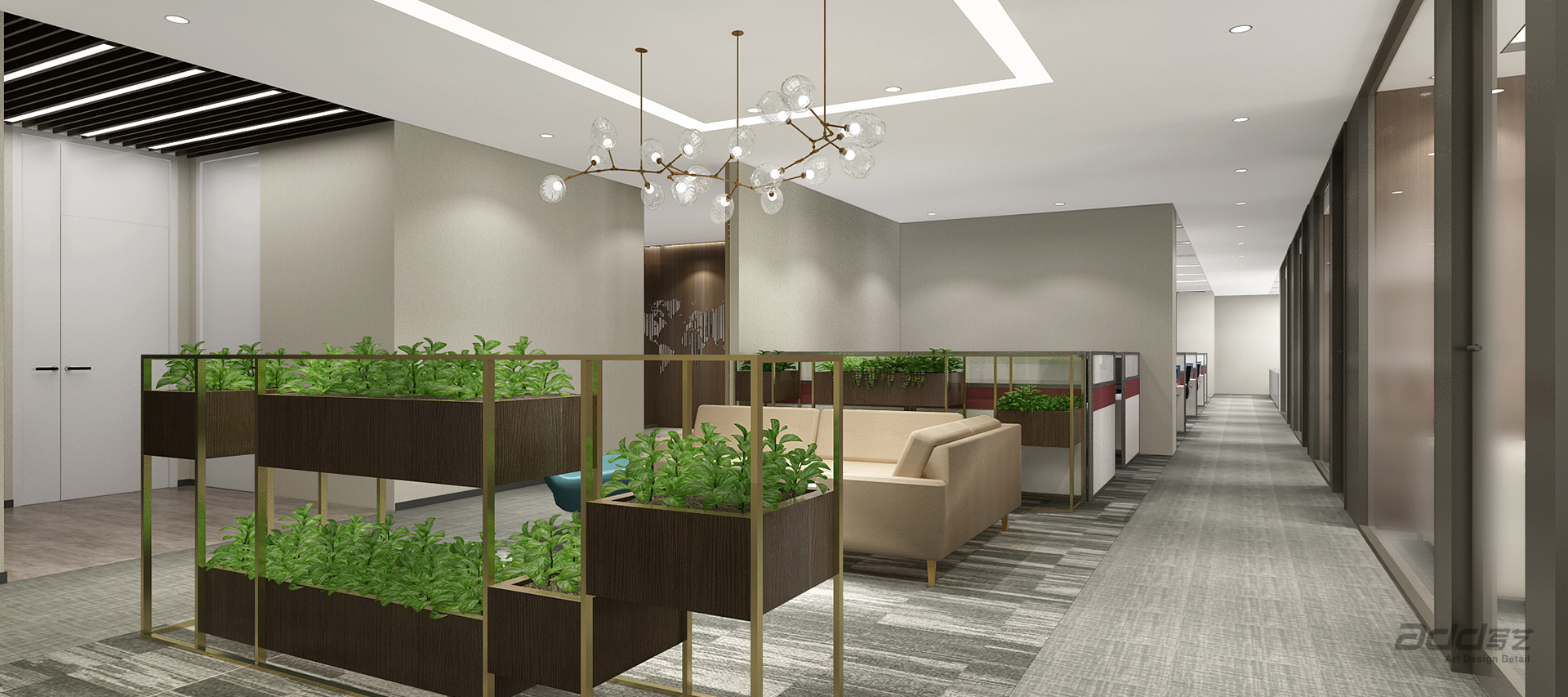 財(cái)通證券寫(xiě)字樓裝修-休息區(qū)-pc