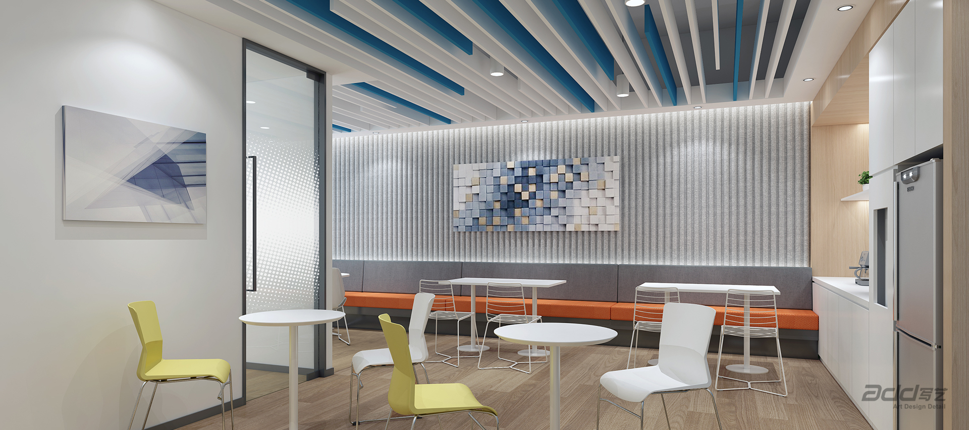 數(shù)字證書認(rèn)證中心辦公空間設(shè)計 茶水間-pc