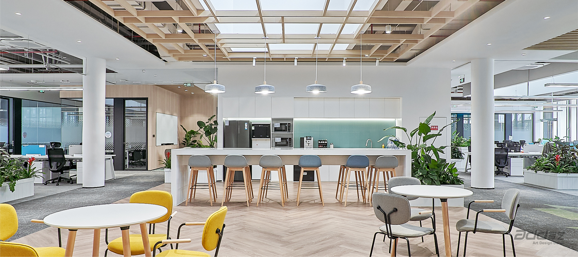 蔚來汽車辦公樓裝修-pc-辦公區